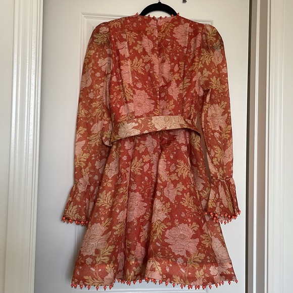 Kaleidoscope belted embellished floral-print linen and silk-blend mini d… - Picture 8 of 10